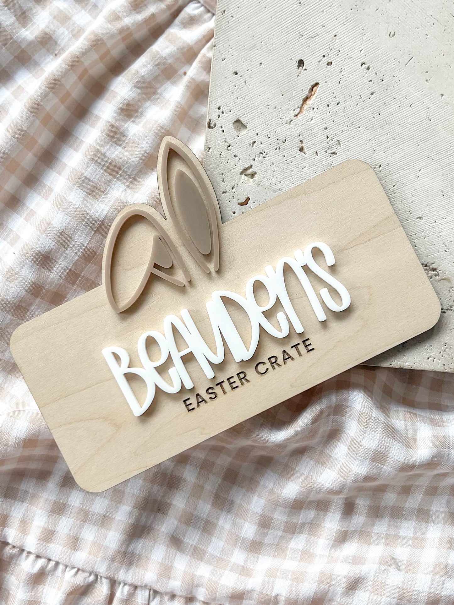 Easter Bunny Crate Label