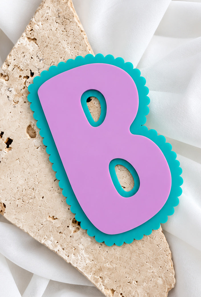 Name Plaque - Scalloped Bubble Letter
