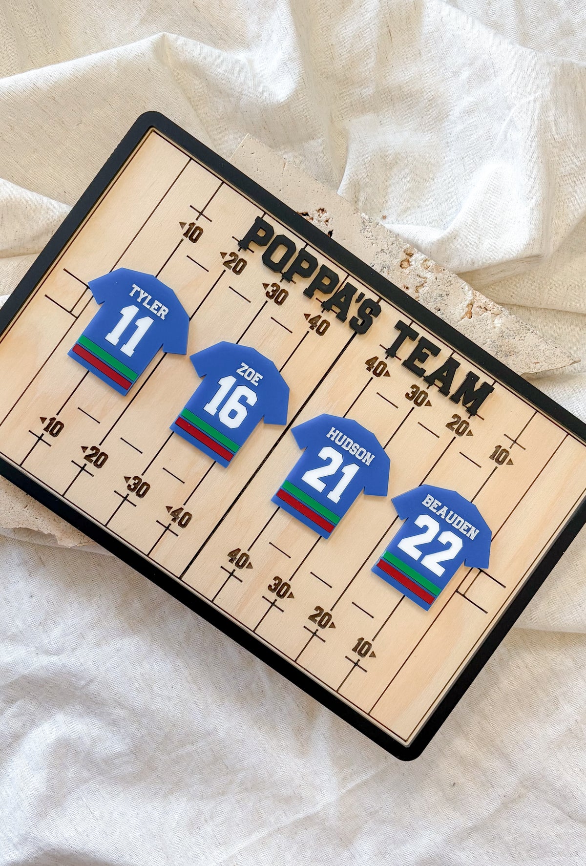 Custom Footy Jersey Plaque