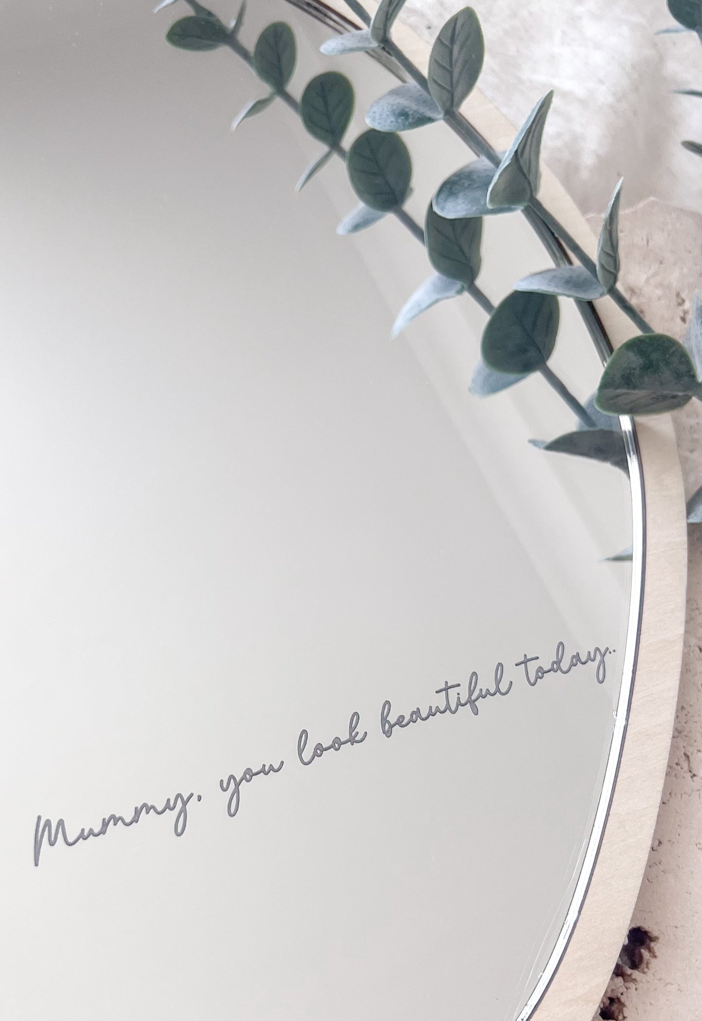 'You look beautiful today' Mirror