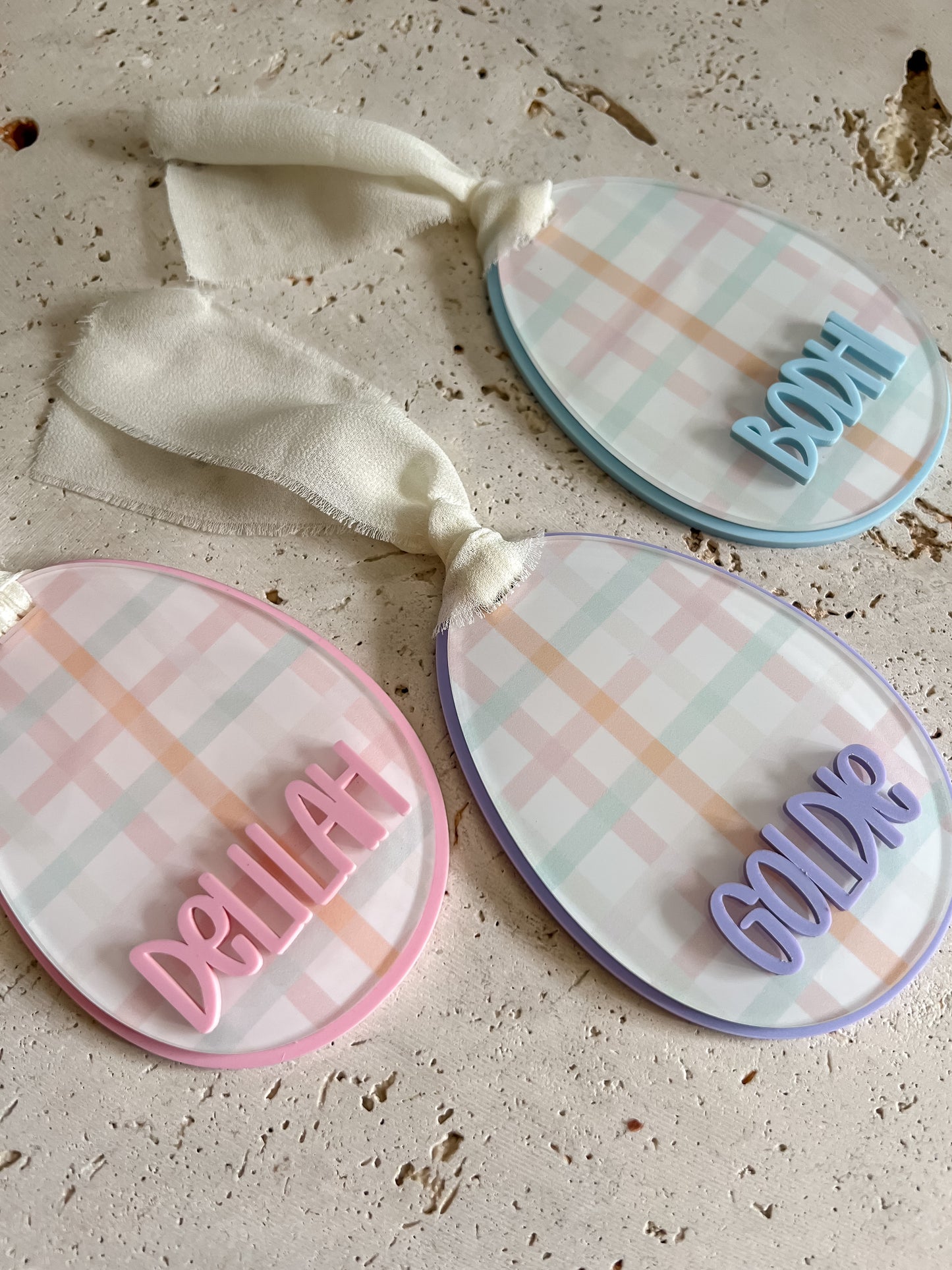 Easter Tag - Luxe Tags with Name