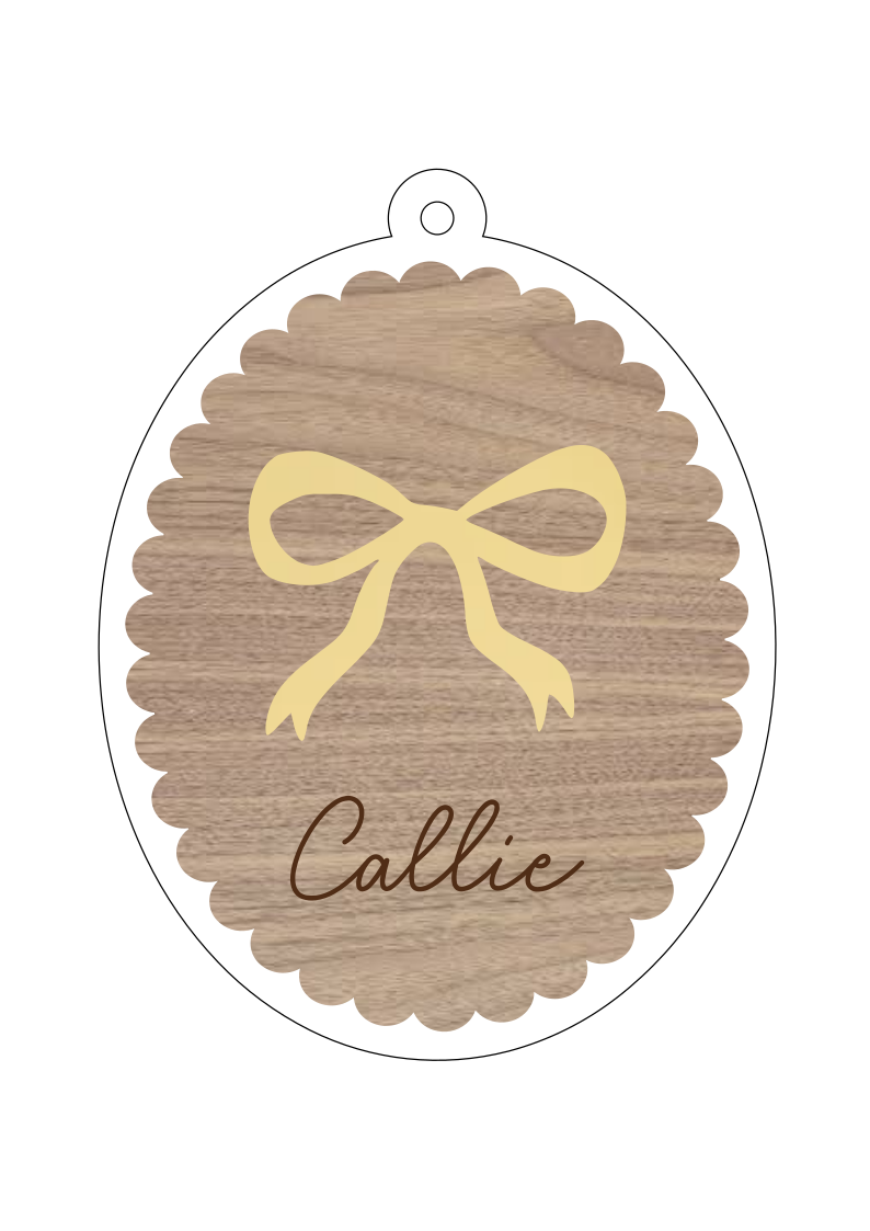 Bow Christmas Ornament