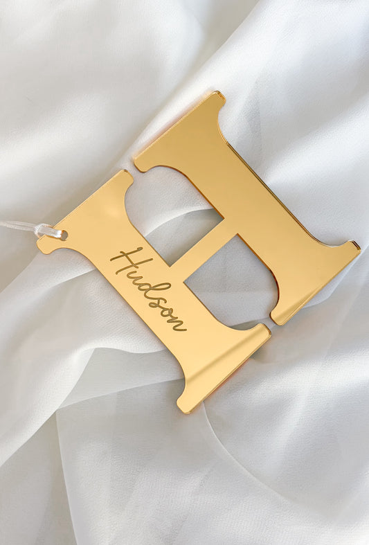 Personalised Initial Engraved Ornament