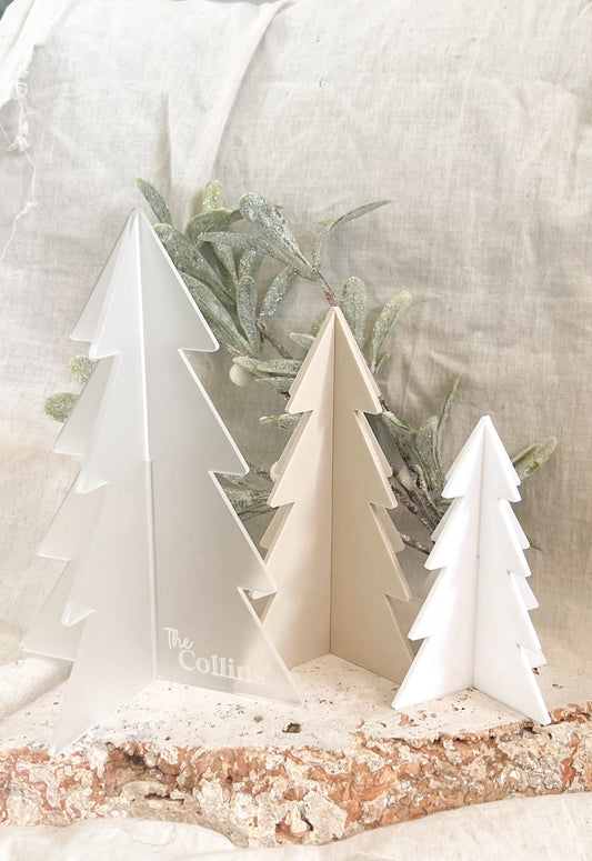 Christmas Decor - Christmas Trees 3pce