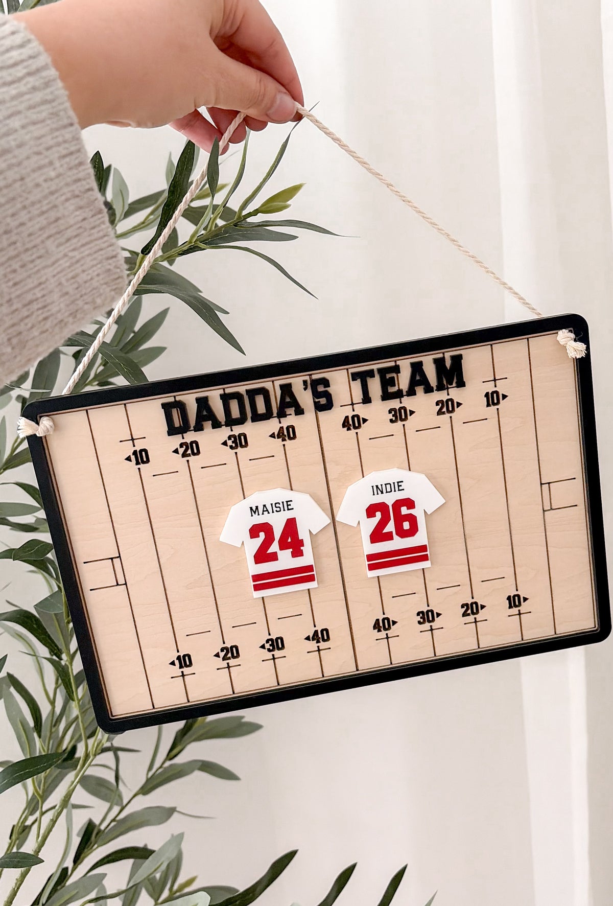 Custom Footy Jersey Plaque