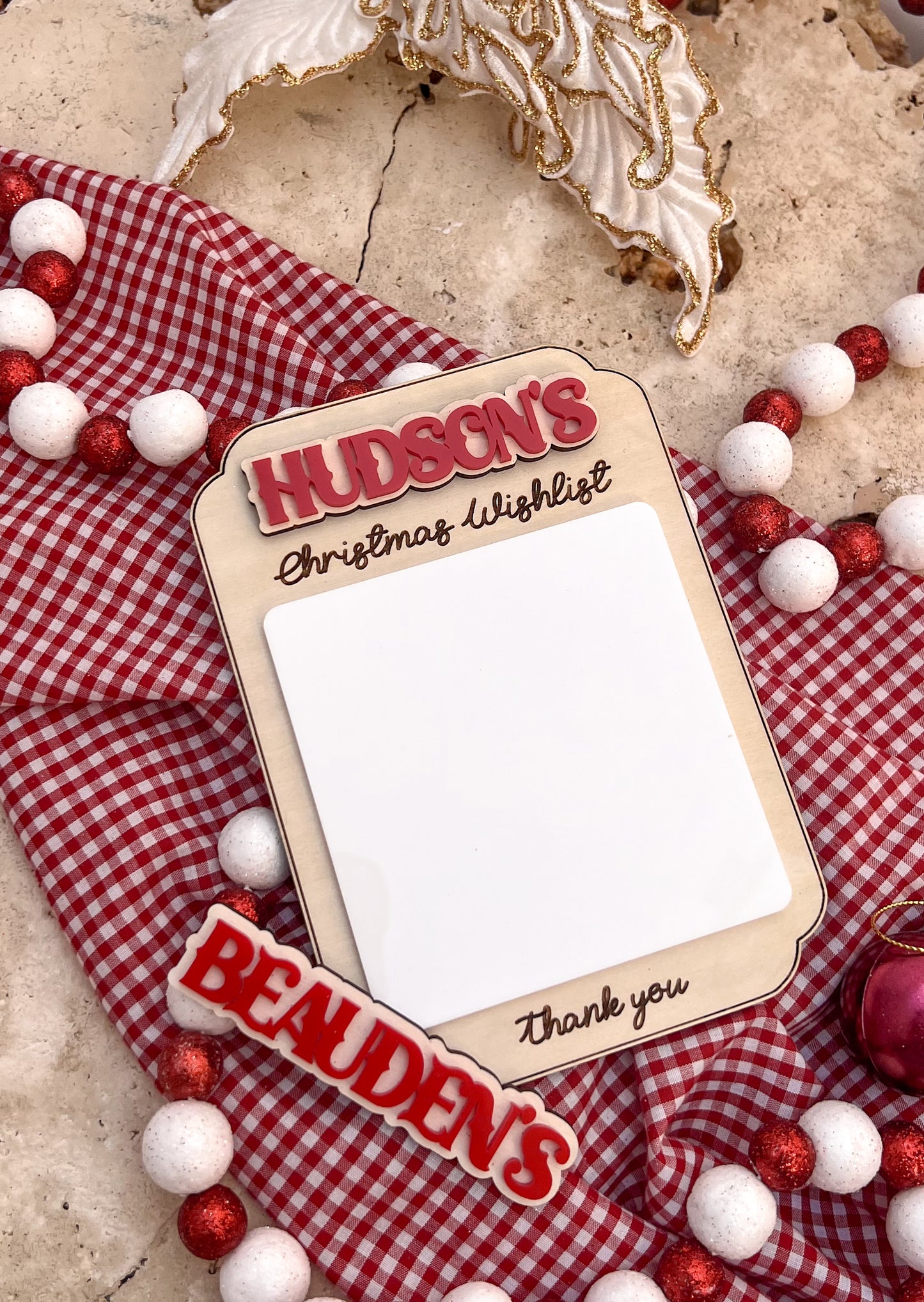 Christmas Board - Interchangeable Wishlist