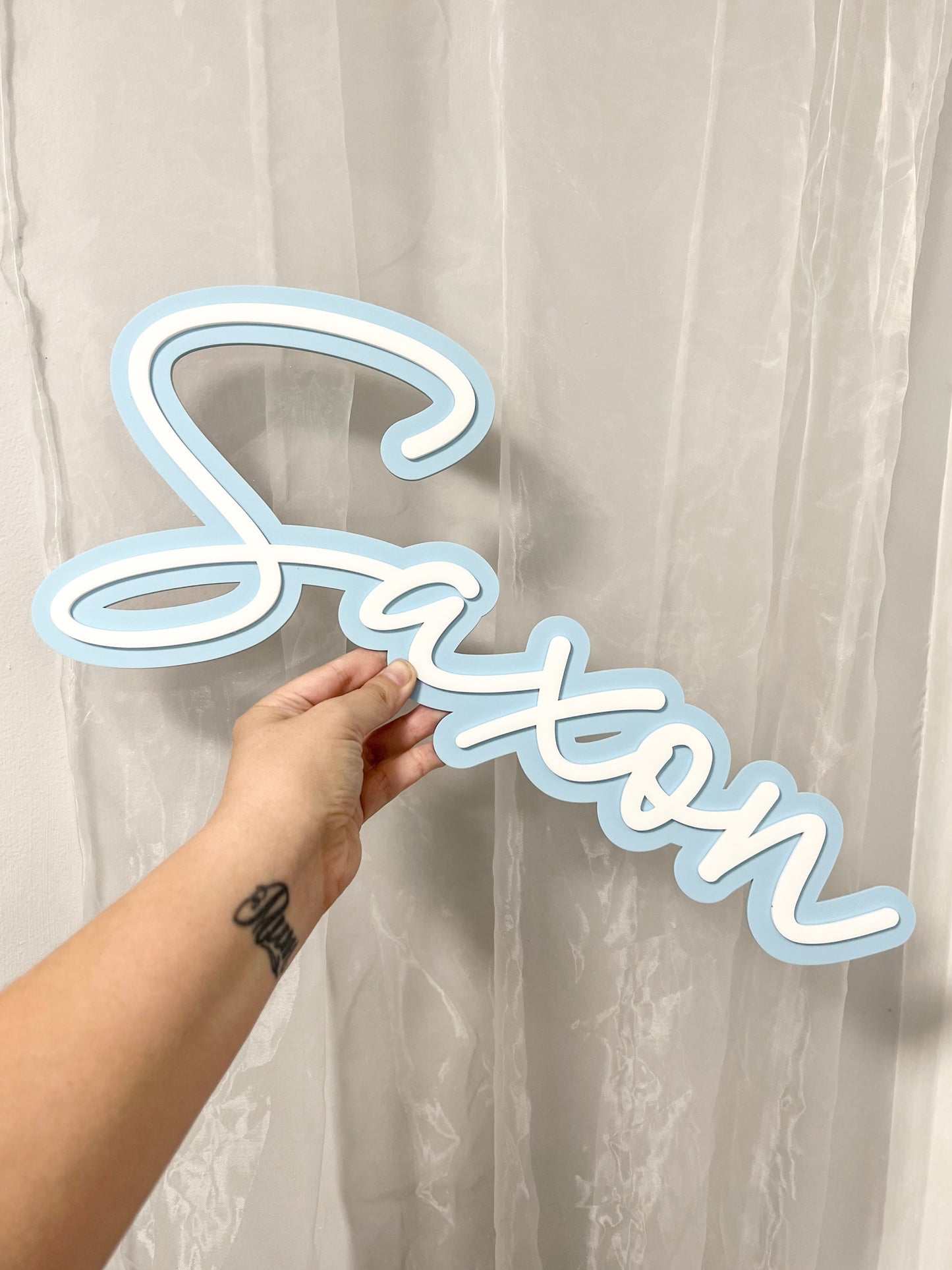 Name Plaque - Double Layer