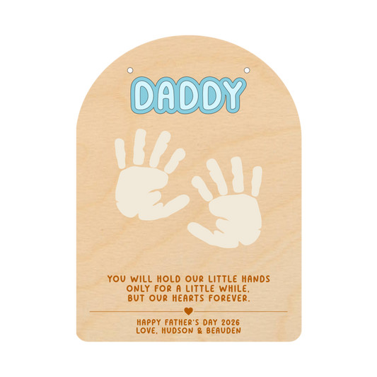 Father's Day Hand Print Sign