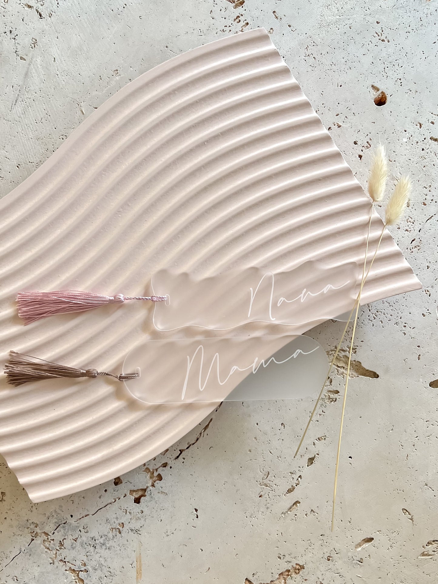 Acrylic Bookmark - With Name