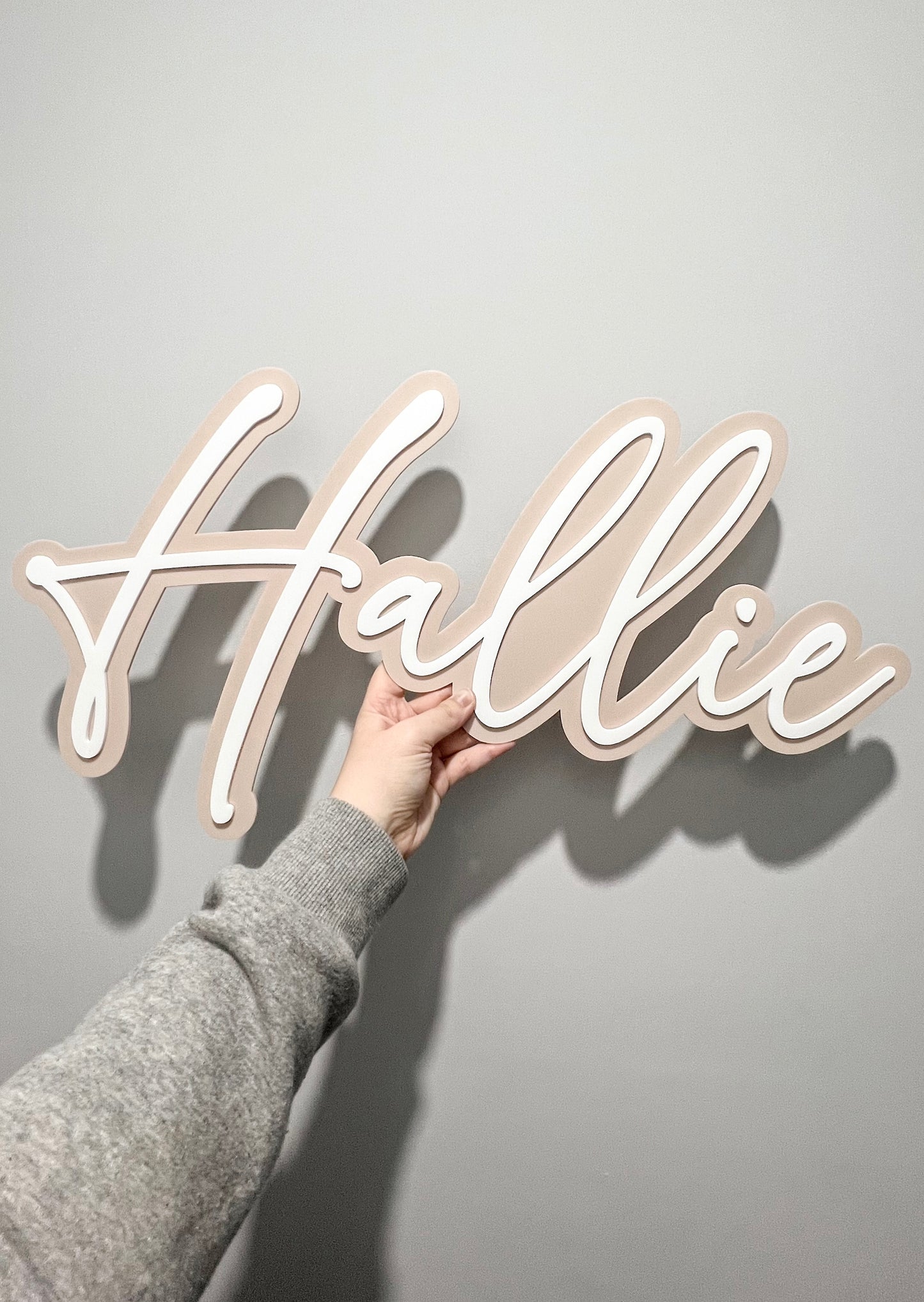 Name Plaque - Double Layer