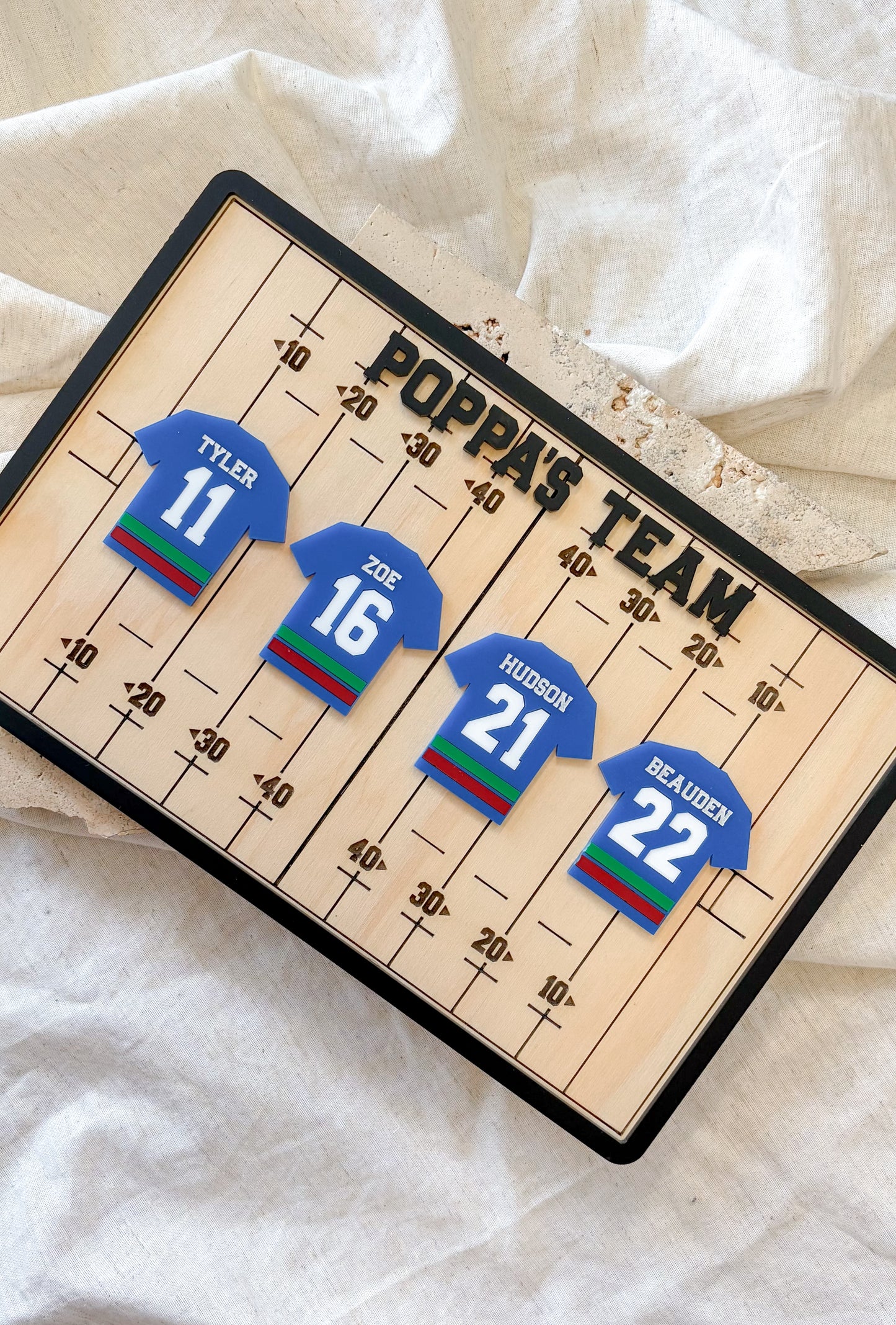 Custom Footy Jersey Plaque