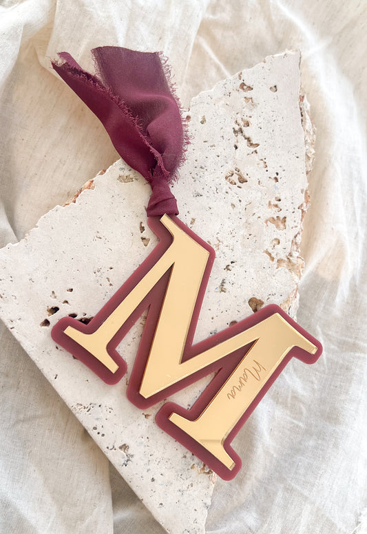 Christmas Ornament - Letters w/ Name