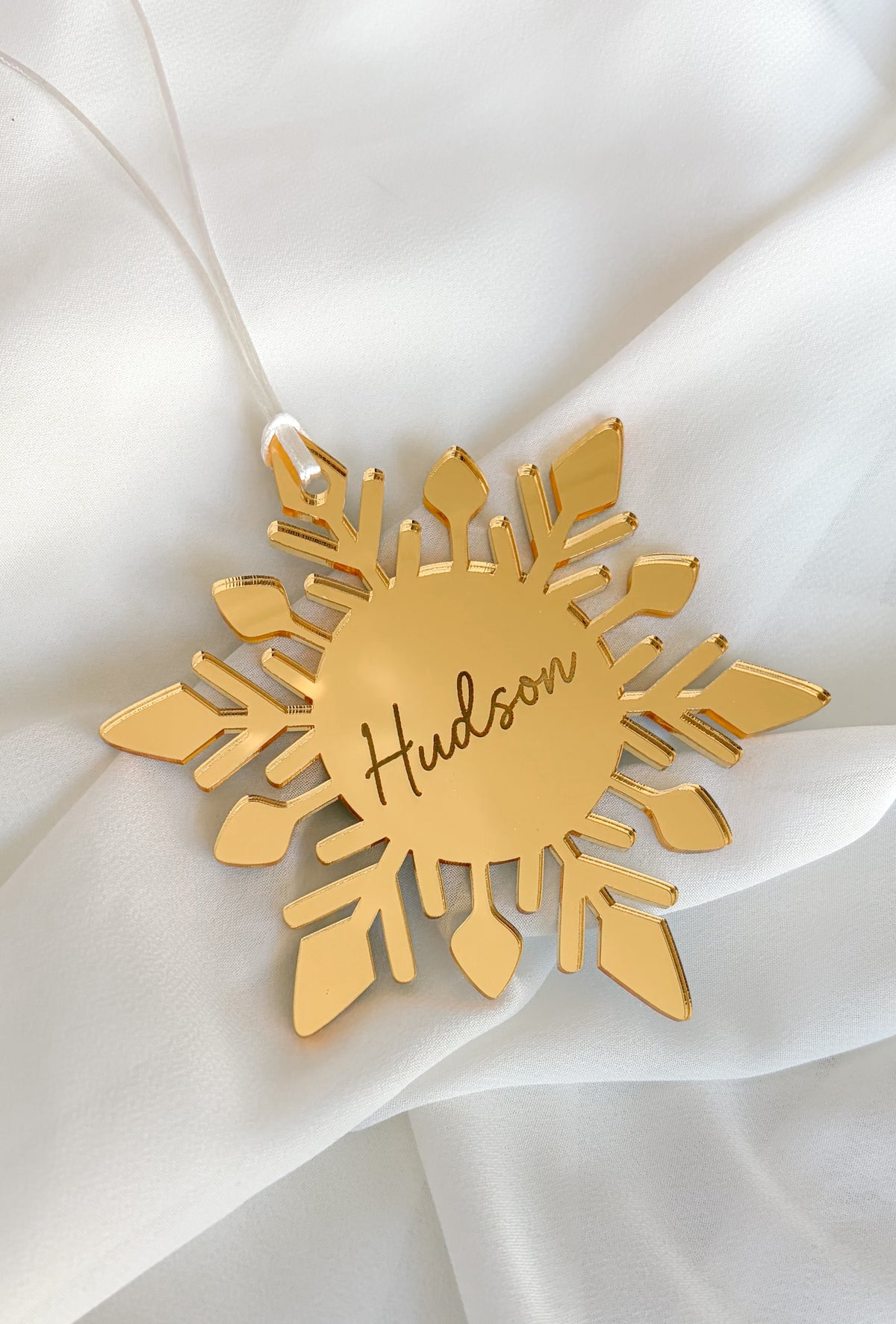 Personalised Snowflake Engraved Ornament