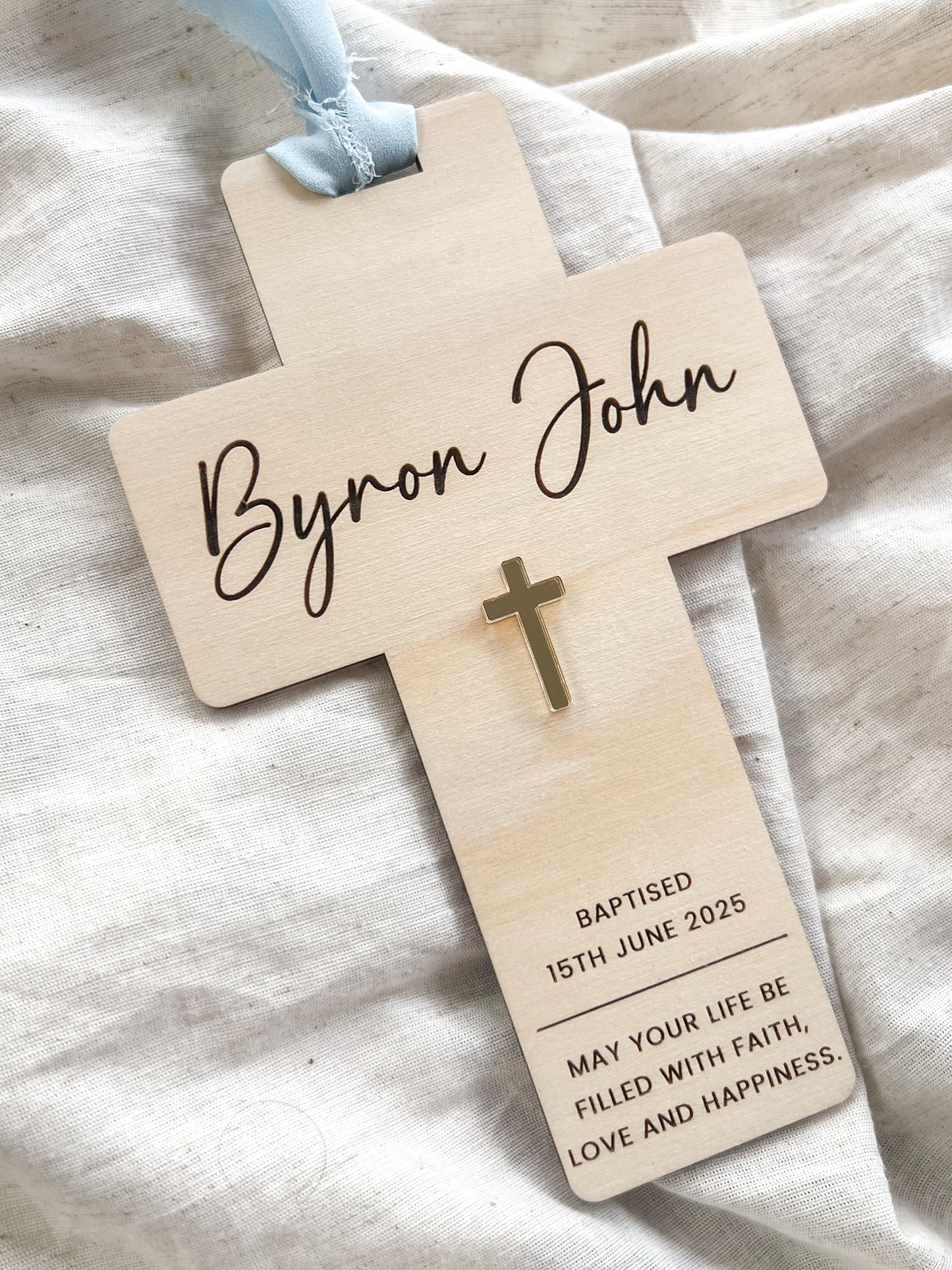 Keepsakes - Personalised Baptism Cross