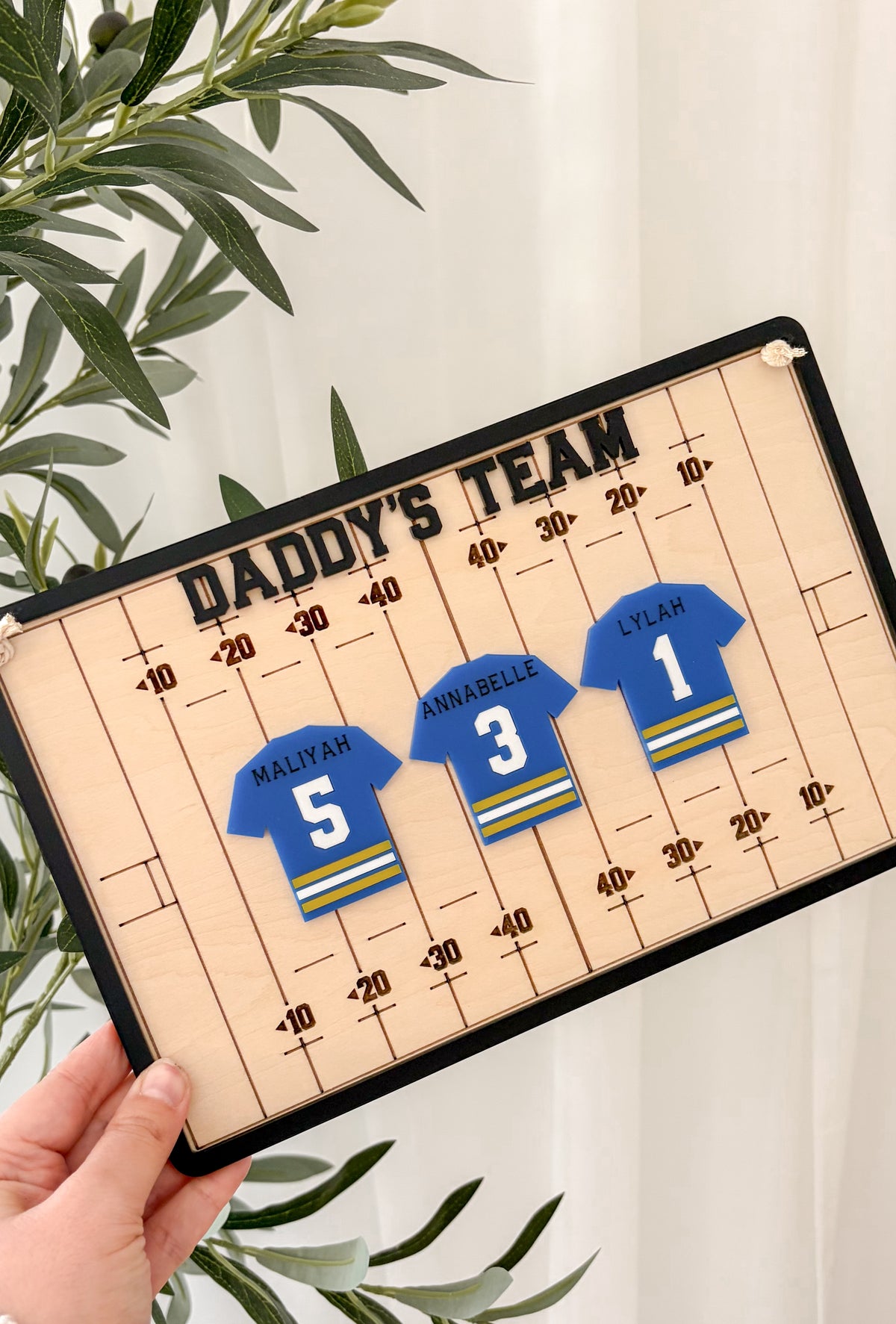 Custom Footy Jersey Plaque