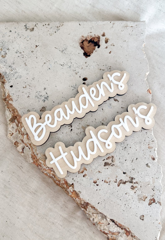 Birthday Countdown Sign - Name Badge