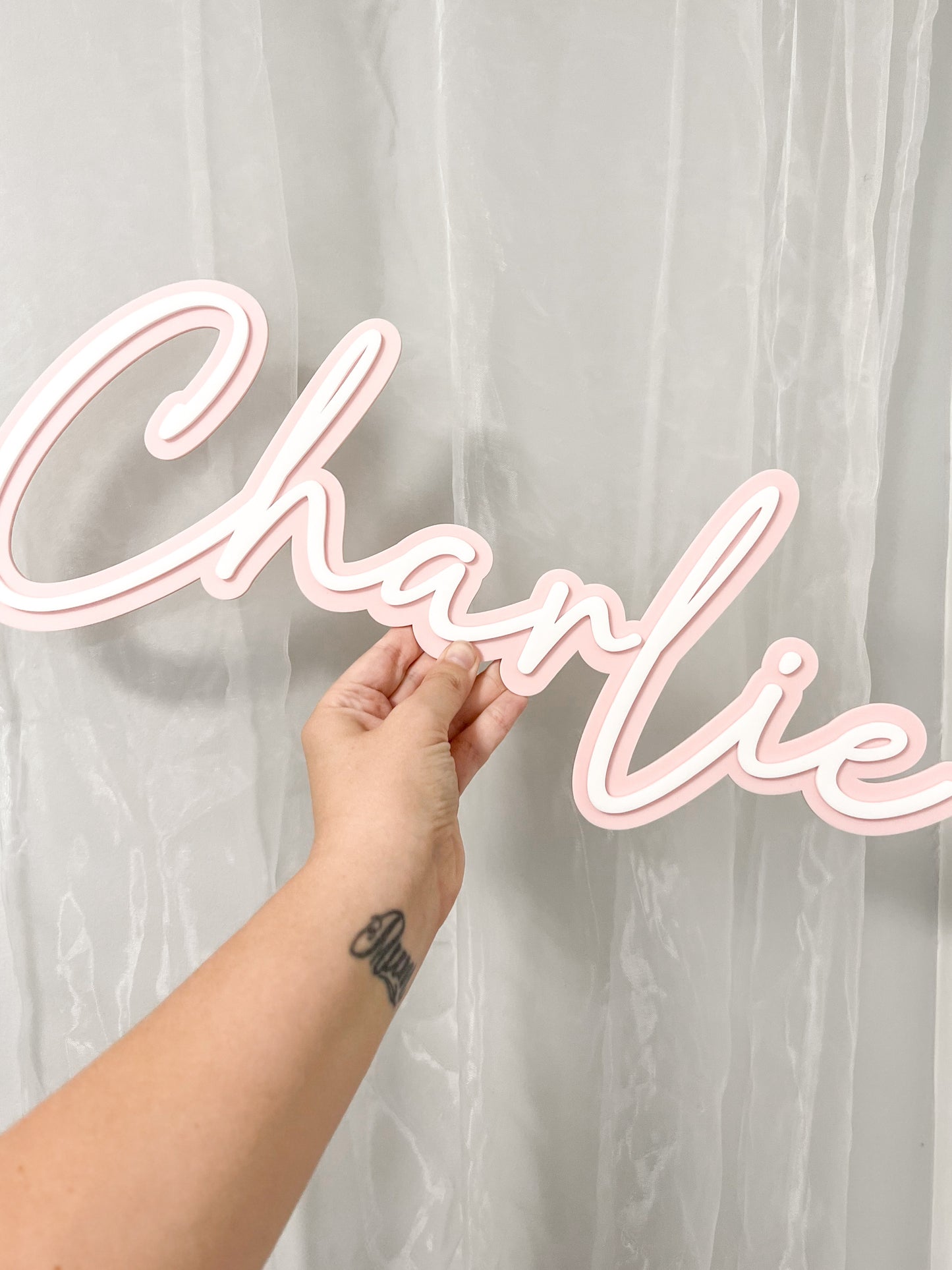 Name Plaque - Double Layer