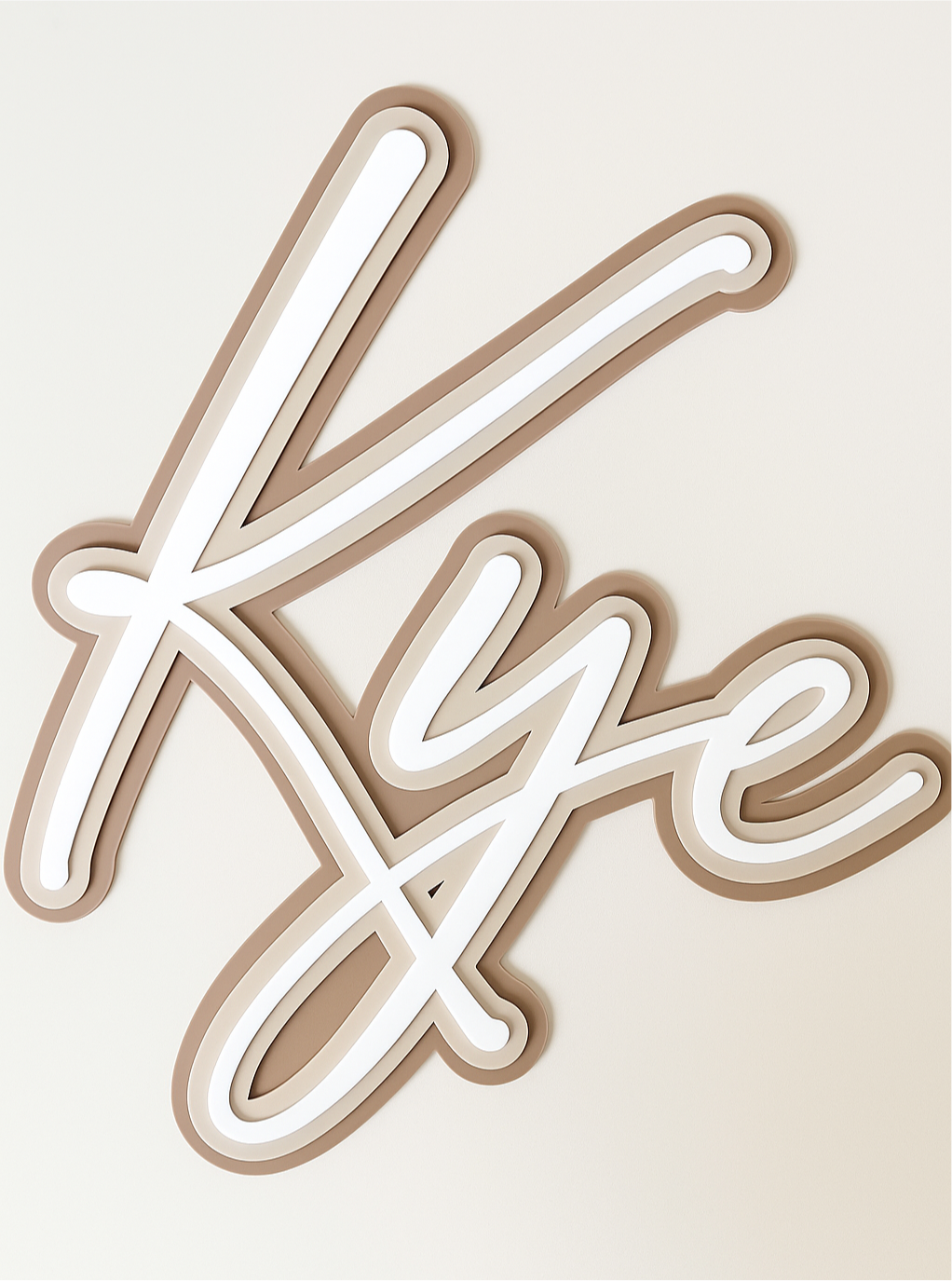 Name Plaque - Triple Layer