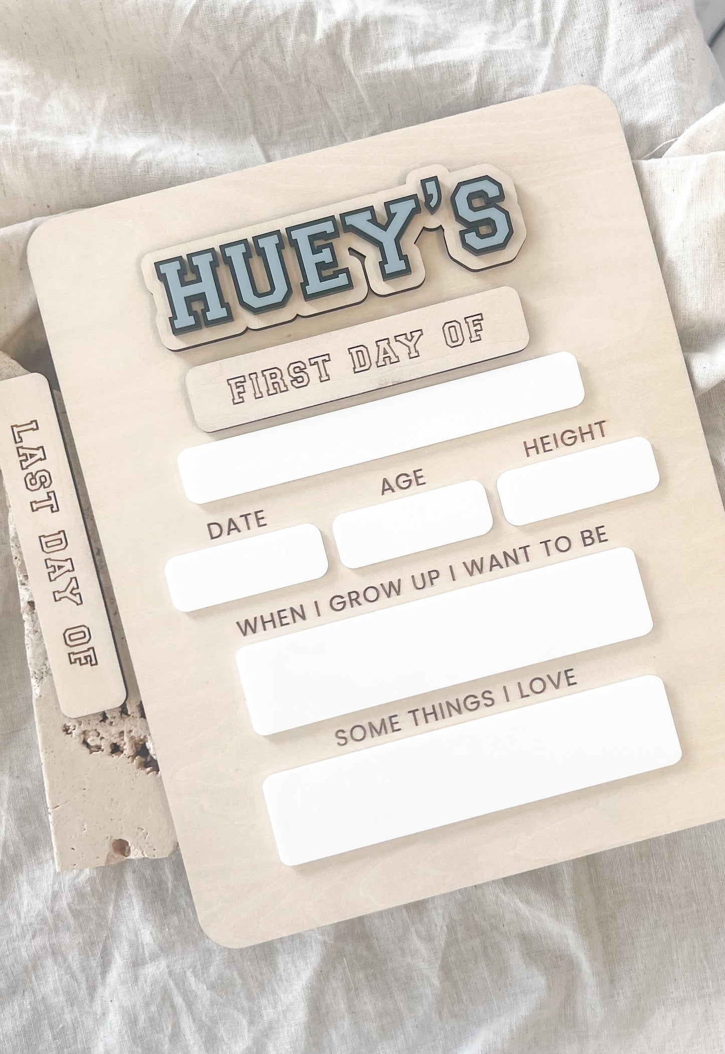 First Day Board - Varsity