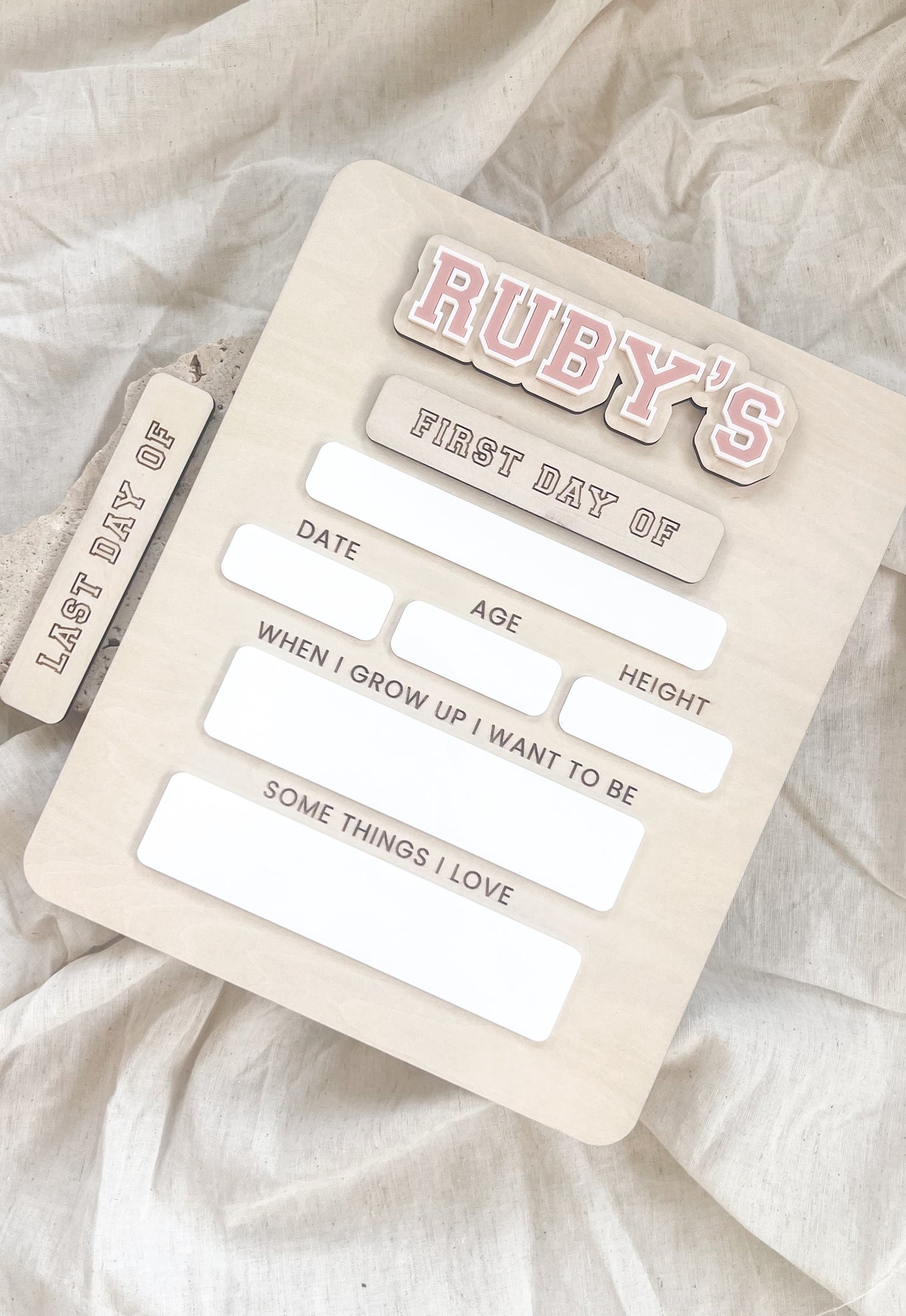 First Day Board - Varsity