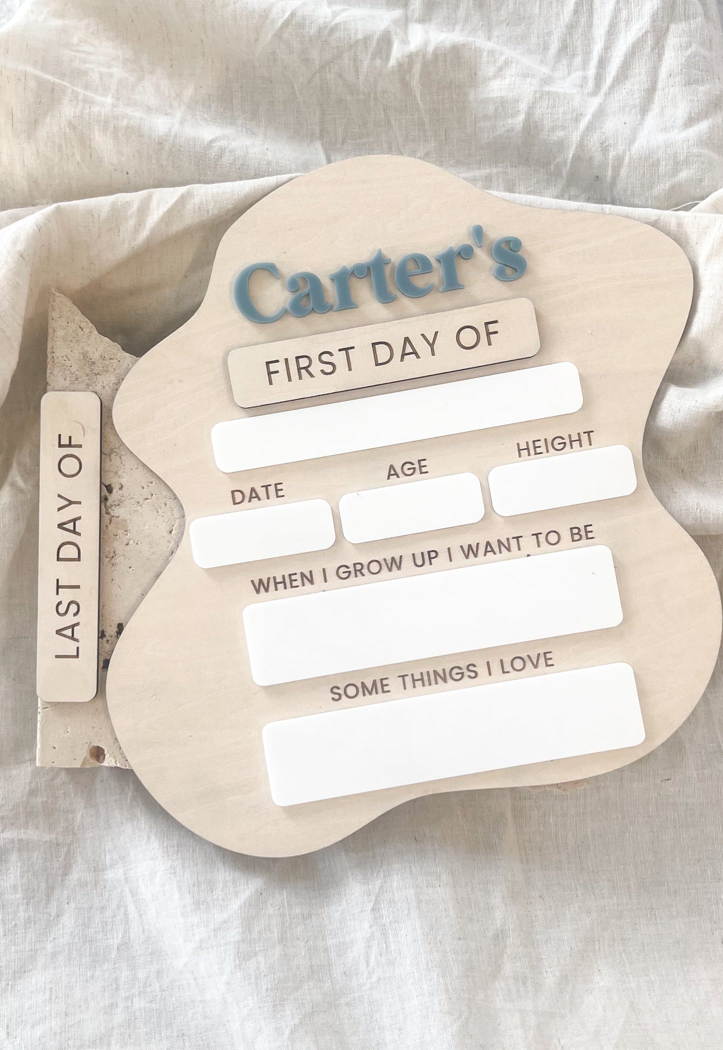 First Day Board - Abstract Shape