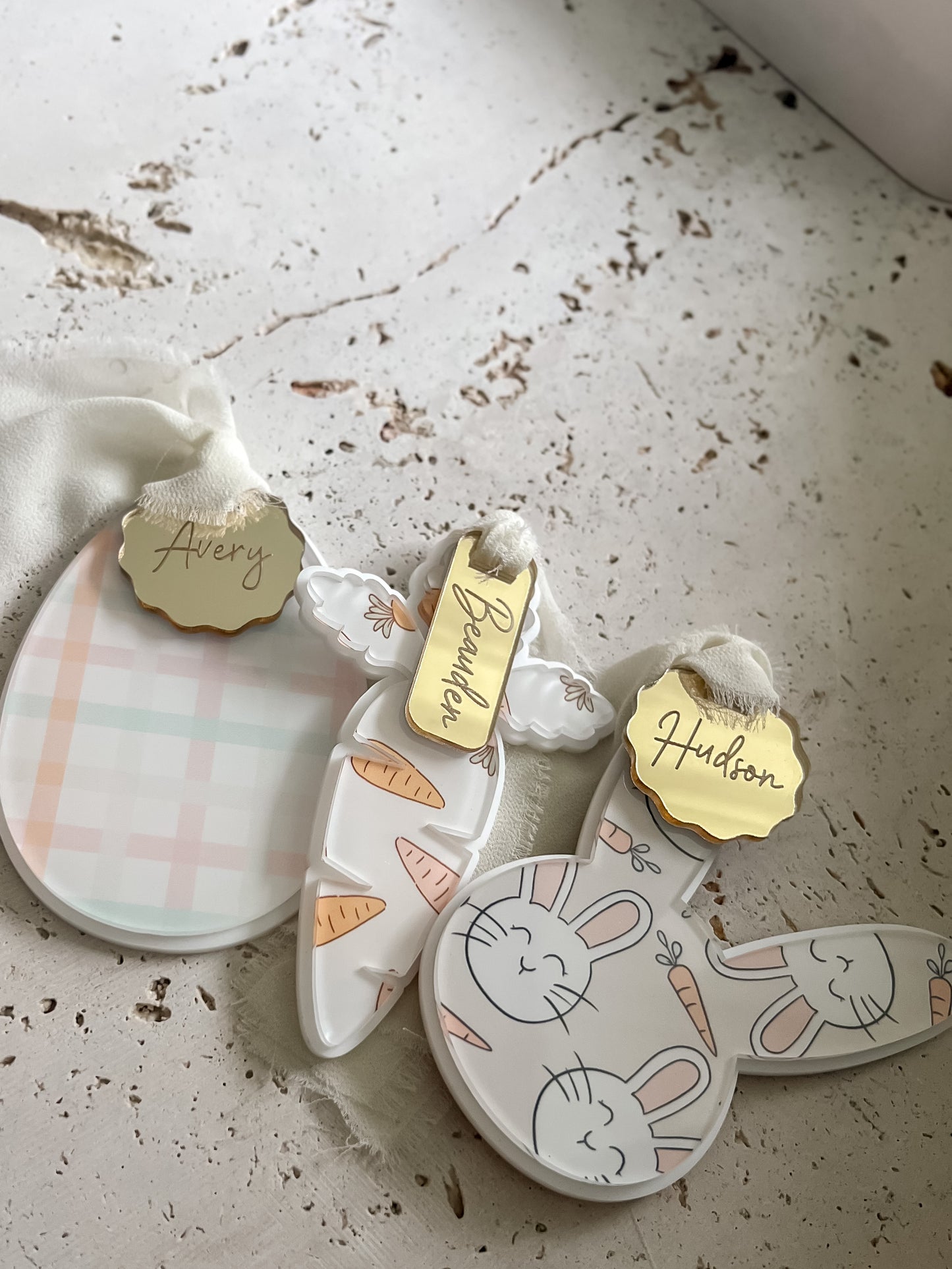 Easter Tag - Luxe Easter Bunny