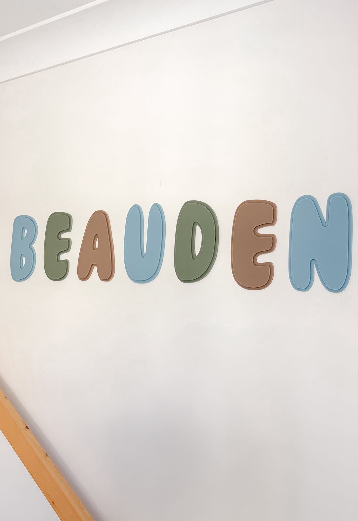 Name Plaque - Bubble Letter