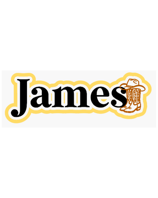 Name Plaque - Rodeo (Triple Layer)