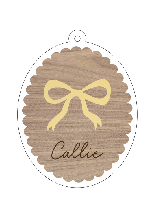 Bow Christmas Ornament