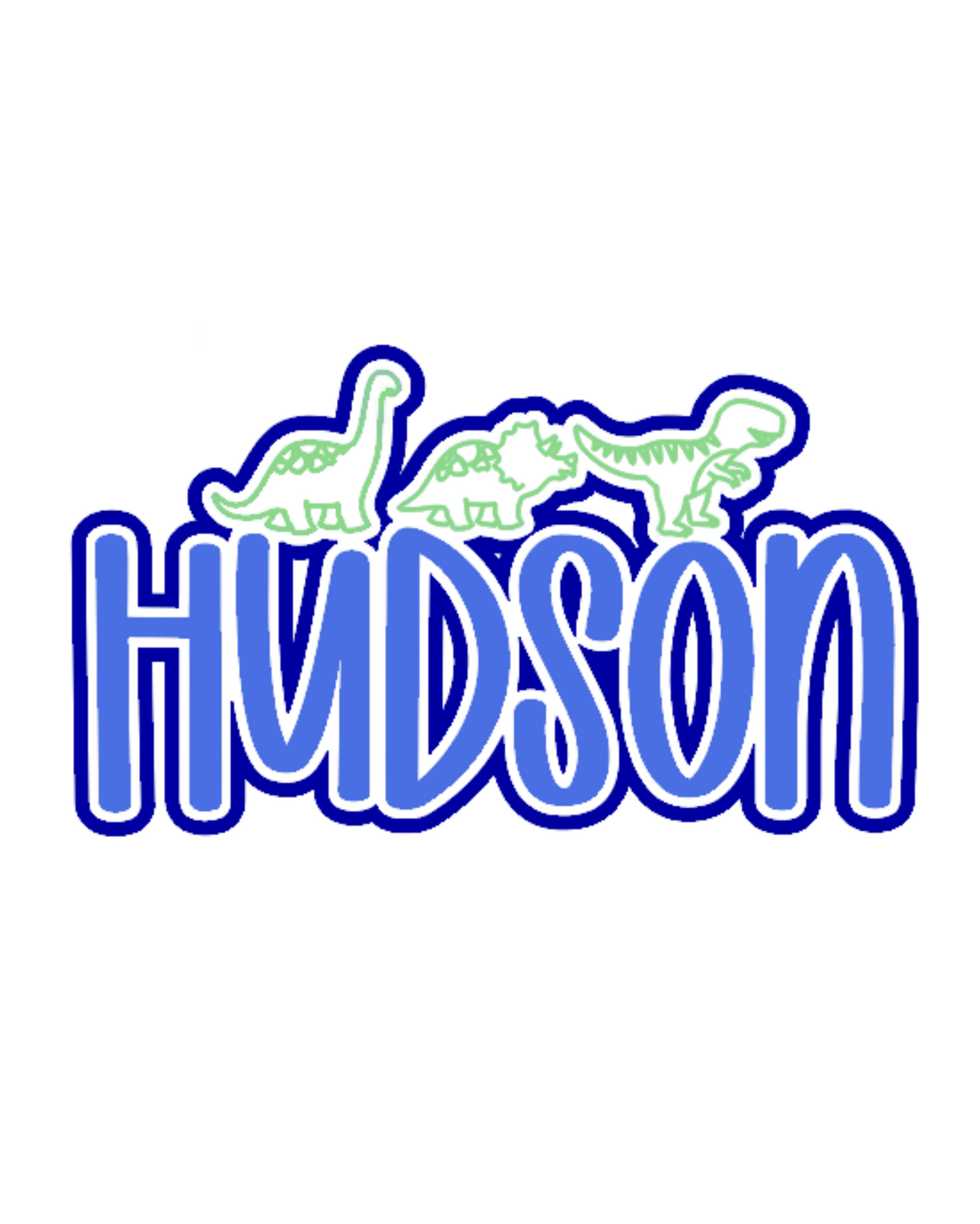 Name Plaque - Dinos (Triple Layer)