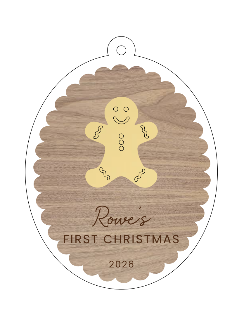 Gingerbread Christmas Ornament