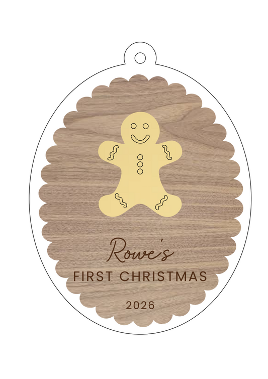Gingerbread Christmas Ornament
