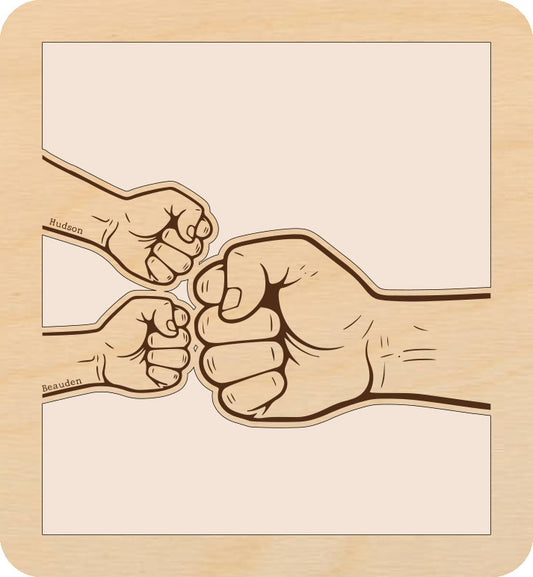 Family Fists Plaque