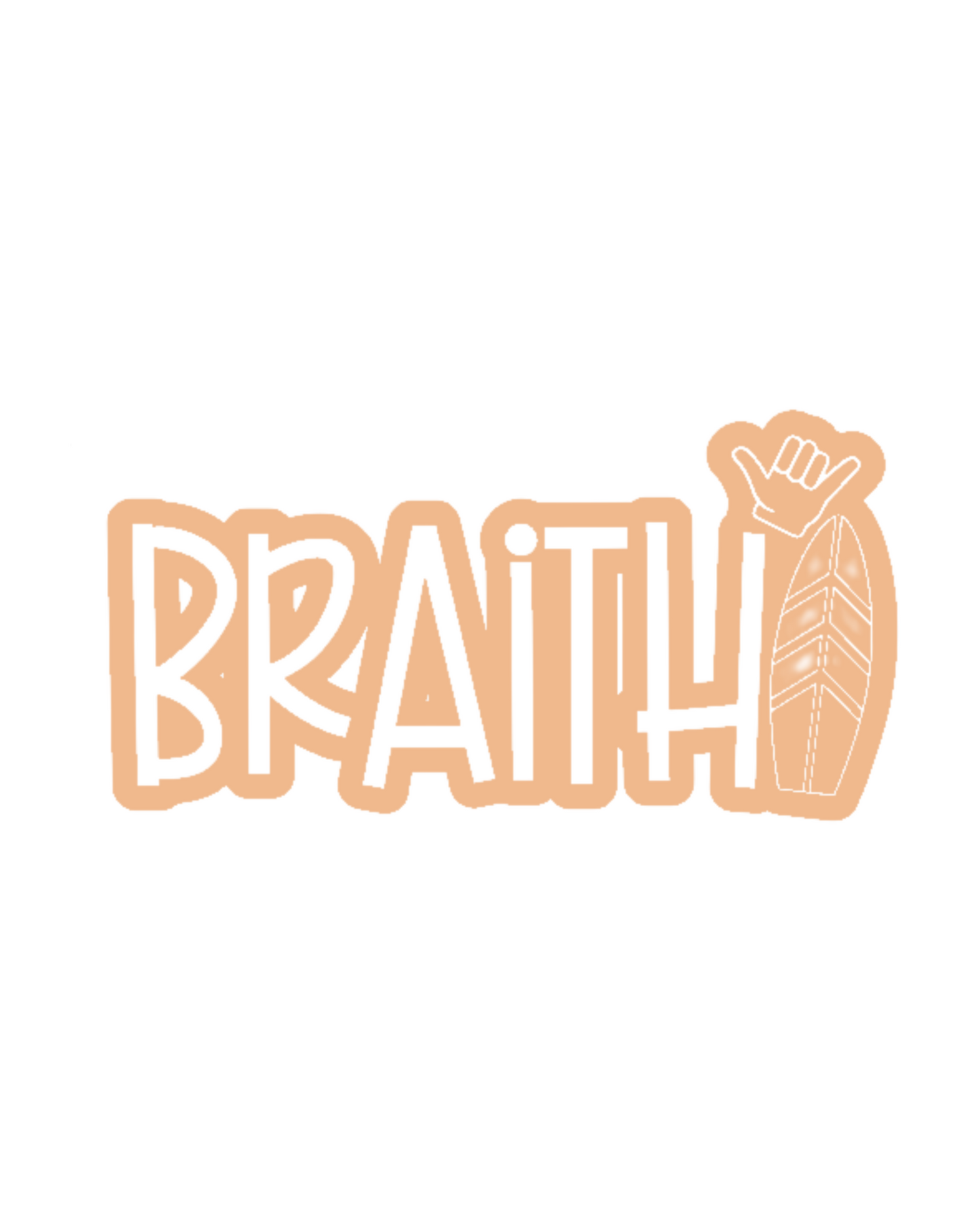 Name Plaque - Surf Vibes (Double Layer)