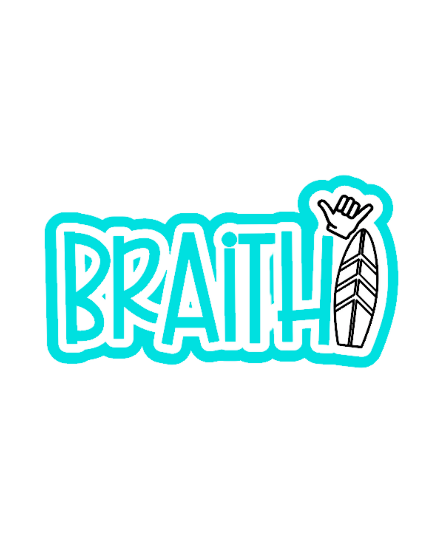 Name Plaque - Surf Vibes (Triple Layer)