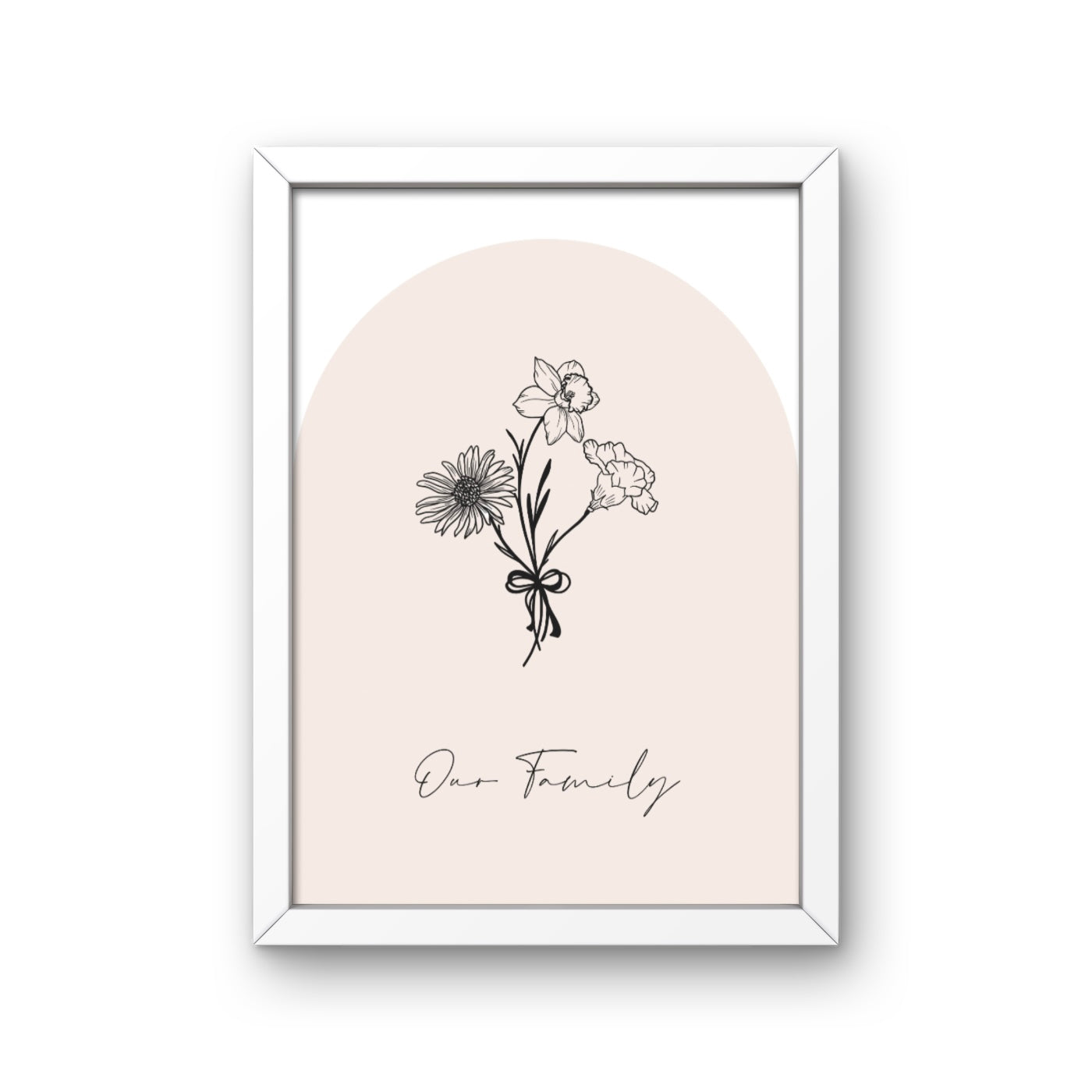 'Birth Flower Bouquet' Print